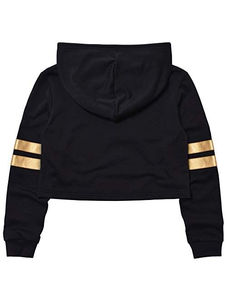 Top corto con tinte de corbata lavado con ácido a la moda de nuevo diseño de alta calidad, compre nuevas sudaderas con capucha y sudaderas personalizadas para mujer para invierno - Product Image 4