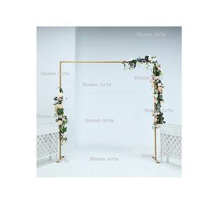 Telón de fondo de hierro forjado de color blanco hecho a mano, forma hexagonal, tamaño personalizado, decoración de boda, telón de fondo de la India - Product Image 4