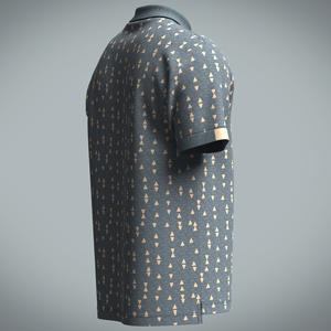 Qualité professionnelle Nouveau design T-shirt polo pour homme en coton coupe sèche Polo imprimé par sublimation avec logo personnalisé - Product Image 3