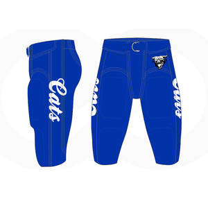 tackle twill american football uniform Sublimation Integrated American Football <b>Pants</b> with <b>Pads</b> - Product Image 4