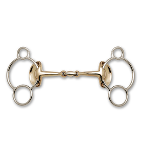 Joxar 2023 personnalisé en gros 3 anneaux Gag Bit produit de cheval de haute qualité et de vente chaude - Product Image 3