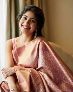 ผ้าแจ็คการ์ด pallu สวยดีไซเนอร์ล่าสุดใช้ได้ทั่วส่าหรี - Product Image 3