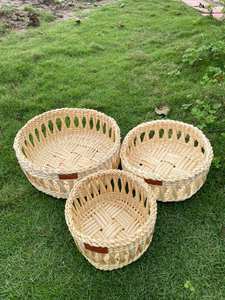 Eco-friendly water hyacinth <b>basket</b>, New design VG0026 - Product Image 3