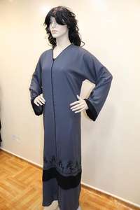Ropa musulmana tradicional de Dubái, ropa de fiesta, Abaya islámica hecha de Nida, una tela cómoda - Product Image 3