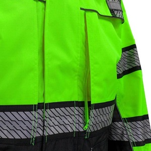 2026 Custom Wholesale Hi Vis Thermal <b>Reflective</b> Safety Jacket Highly Protective Breathable for Outdoor Water Proof Polyester - Product Image 5