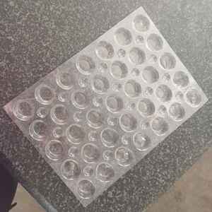 Bandejas médicas/de envasado de alimentos de plástico PET transparente Solución de almacenamiento ecológica - Product Image 3