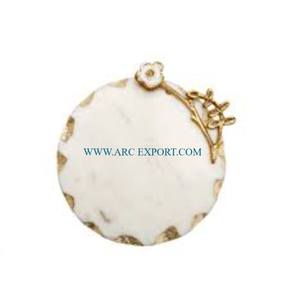 <b>Butterfly</b> Designer Gold Color Solid Marble Classic Coasters Sets Finest Quality Table Decor Handmade <b>Tea</b> and Coffee Coasters - Product Image 6