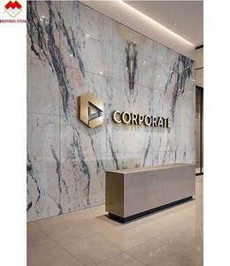 Dalles de marbre Calacatta Rosa pour sols, murs, plans de toilette en quartzite et comptoirs sur mesure, décoration en pierre naturelle rose - Product Image 4