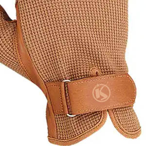 Gants d'équitation en cuir PU professionnels confortables saisonniers hiver équitation quotidienne quantité minimale de commande bas gants équestres personnalisés vente - Product Image 6