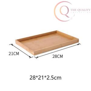 Plateau de service en bois avec finition lisse et structure durable, idéal pour la cuisine et la table à manger - Product Image 6