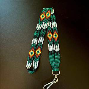 Perles de rocaille de 18 pouces de long lanière de style élégant pour badge tenant lanière de mode perlée à la main pour cartes de travail - Product Image 5