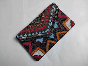 Vintage Fancy Bag Embroidery Clutch With Stone Work Imitation Pearl Vintage <b>Butterfly</b> Solid Complete Set Link Chain <b>Charm</b> Bag - Product Image 2