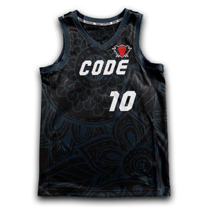 Conjunto de camiseta de baloncesto OEM ODM reversible con cuello en V para hombre, ropa de uniforme de poliéster personalizable, logotipo frontal de baloncesto transpirable - Product Image 2