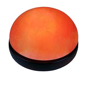 Lámpara de Sal Rosa del Himalaya Natural, Base Tallada en Forma de Domo, Brillo Suave y Relajante para Dormitorio, Sala de Estar y Meditación - Product Image 2