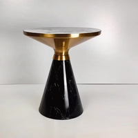 Fabuleuse table basse d'appoint moderne pour le salon fabriquée à la main en bois/métal/marbre pour la nouvelle décoration intérieure meubles de style antique