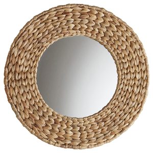 Espejo de Pared Decorativo Tejido con Jacinto de Agua, Espejo de Pared Artesanal Hecho a Mano para Decoración, Hecho en Vietnam - Product Image 2