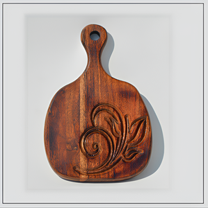 Tabla de cortar de madera de diseño, tabla de cortar hecha a mano de calidad superior, tabla de cortar clásica y elegante al por mayor. - Product Image 1
