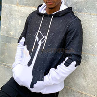 Sweat-shirts d'hiver pour hommes au design unique, sublimation, grandes tailles, polyester/coton, polaire, séchage rapide, respirant, impression personnalisée, haute qualité