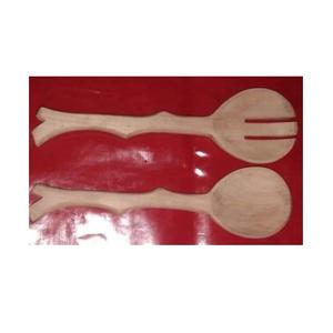 Couverts en bois écologiques de 2 avec vernis pour la maison et les ustensiles de cuisine à bas prix, ensembles de couverts en bois de mangue de bonne qualité - Product Image 4