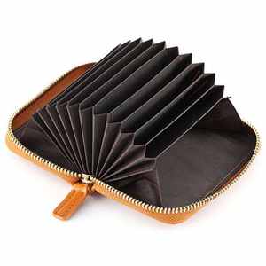 Tarjetero de Cuero Genuino Corto de Alta Calidad con Logotipo Personalizado al por Mayor, Tarjetero de Cuero Personalizado Hecho en Fábrica - Product Image 4