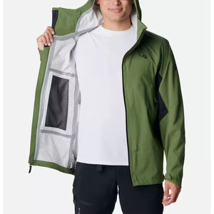 Chaqueta acolchada de manga larga de lona impermeable para hombre 2025 con cuello levantado, chaqueta de invierno holgada de estilo callejero - Product Image 4