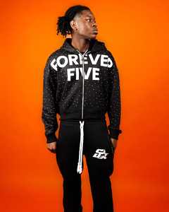 Boxy Fit 500 Gsm Pullover personalizado bordado apliques letra Sun Faded Washed Vintage acampanado pantalones de chándal y conjunto de Sudadera con capucha - Product Image 3