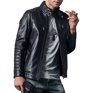 Veste en cuir d'agneau de qualité supérieure pour hommes, best-seller, design tendance, nouvelle arrivée pour les motos, veste pour hommes - Product Image 1
