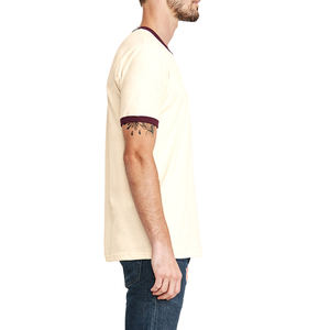 Venta al por mayor personalizado siguiente nivel Ringer camisetas hombres cuello redondo Hipster camisetas - Product Image 4