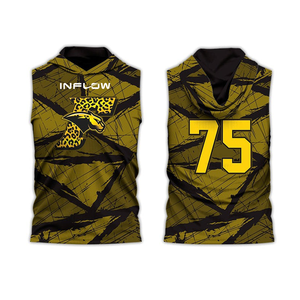 Sin mangas Compresión 7v7 Sublimación personalizada uniforme de fútbol 7on7 kit de fútbol conjunto compresión Fútbol Jersey argentina - Product Image 3