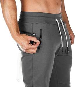 กางเกงสเวตเตอร์สำหรับผู้ชายกางเกงวอร์มทรงหลวมขาบานทรงหลวมขนาดใหญ่ - Product Image 4