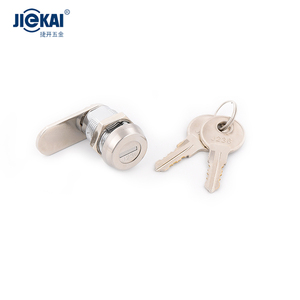 Serrure de armoire en métal à clé <span class=keywords><strong>plate</strong></span>, haute qualité, JK501, 19mm, serrure de caméra avec clé principale - Product Image 5