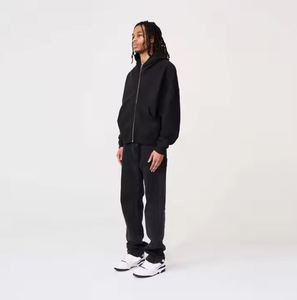 Sudadera con capucha de gran tamaño con cremallera completa para hombres y mujeres cómoda y elegante, perfecta para el clima frío y el uso diario - Product Image 3