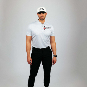 Premium hombres 100% poliéster Golf para Polo patrón sólido diseño de camuflaje fresco camisa de entrenamiento de punto para Fitness - Product Image 6