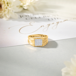 แหวนเพชรหมั้นสำหรับผู้ชาย Evermore Yours - Product Image 3