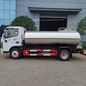 Camión de transporte de leche fresca aislado, manual, 4x2, de 5000 litros, camión cisterna de leche de 5 toneladas, barato, en venta - Product Image 3