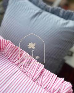 Funda de Almohada Decorativa Amity con Estampado de Lino Nórdico, 45 cm x 45 cm, Ecológica, para Decoración de Hoteles y Hogares - Product Image 2