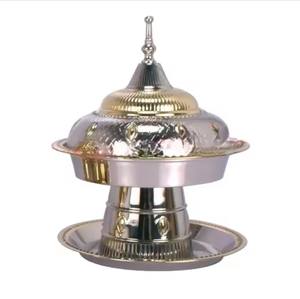 Combo Finition Métal Design Khajoor Bol Pour Les Fêtes De Mariage Autres Événements Décoration De Table Design Arabe Golfe Style Crémier Pot - Product Image 1