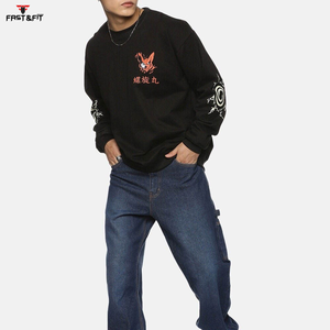 Sudadera de invierno con cuello redondo de gran tamaño Impresión digital Lavado a la piedra Nuevo estilo Moda Ropa de calle Hombres Hecho en Pakistán - Product Image 4