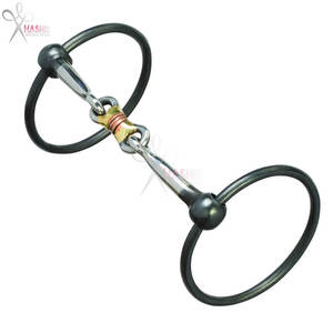 Bocado de Acero Inoxidable Negro de Alta Calidad para Caballos, Bozal de 5 Pulgadas, Bocado de Equitación Duradero para Entrenamiento Ecuestre HASHIR - Product Image 6