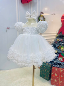 Robe longue décontractée pour filles, faite à la main, ODM/OEM, style licou, pour anniversaire, plusieurs options de couleurs, plusieurs couches, respirante, écologique, motif original - Product Image 5