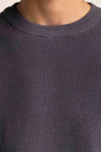 Sudadera Elegante de Cuello Redondo y Corte Regular para Hombre, Ropa de Manga Larga, 100% Algodón, Sudaderas de Color Sólido en Oferta - Product Image 5