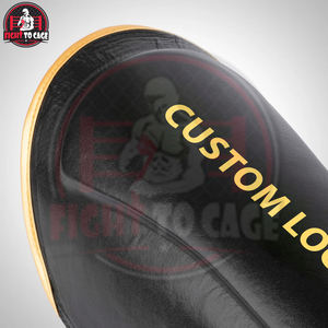 Protector de Espinilla de Boxeo de Cuero con Cierre de Velcro, Ligero, Duradero, con Absorción de Impactos, para Entrenamiento, Precio al por Mayor - Product Image 4