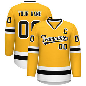 Vente en gros OEM de maillots de hockey brodés personnalisés, uniformes d'équipe de hockey sur glace sublimés - Product Image 2