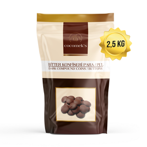 VENTA CALIENTE Cocomek's Dark Compound Button Chocolate 2,5 KG (Está contigo con su increíble sabor), Etiqueta privada disponible - Product Image 6