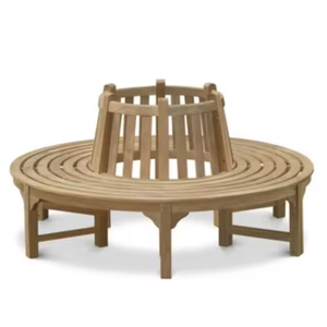 Silla de Restaurante, Material Principal Madera de Teca Antigua Sólida, Diseño Circular Elegante, Resistente, No se Rompe Fácilmente - Product Image 6