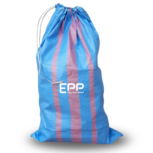 Precio de fábrica al por mayor OEM 25kg 50kg Color blanco Reciclar Embalaje PP Bolsa tejida para harina de arroz Fertilizante Sacos de PP lisos - Product Image 1