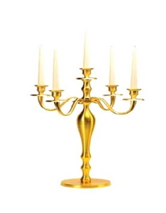 Superior Quality 5-Arm Gold <b>Candelabra</b> Exclusive Aluminum Wedding Table Decoration Wholesale Prices Metal <b>Candelabra</b> - Product Image 1