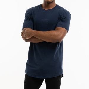 Camiseta de Color personalizado para hombre, camisa de manga corta de algodón con diseño de logotipo impreso, precio barato y de alta calidad, de secado rápido - Product Image 3