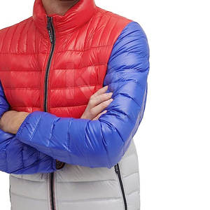 เสื้อแจ็คเก็ตบุผ้านวมสำหรับผู้ชาย ด้านหน้าเป็นวัสดุรักษ์โลก สามารถใส่กลับด้านได้ น้ำหนักเบา ใส่สบายในฤดูหนาว ดีไซน์ทันสมัย เหมาะสำหรับสวมใส่ในชีวิตประจำวัน เดินทางท่องเที่ยวกลางแจ้ง และสภาพอากาศหนาวเย็น - Product Image 5