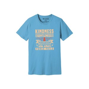 เสื้อยืดลำลองผ้าฝ้าย100% พิมพ์ลายมีธีม3D ความกรุณามี12สีให้เลือก160-180การออกแบบที่ปรับแต่งได้ตามต้องการ - Product Image 6
